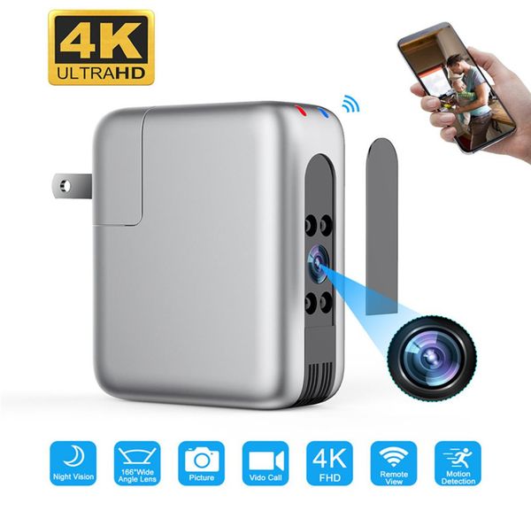 

mini wifi plug camera usb charger 166 wide lens 4k fhd wireless ip camcorder night vision security video recorder monitor motion7897138
