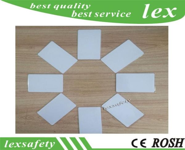 

100 pcslot 125khz rfid thin t5577 writable smart card proximity rewritable for rfid copier access control4721083