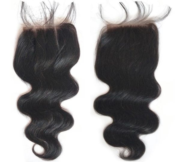 

malaysian peruvian indian brazilian virgin hair 44 lace closure body wave straight hair weaves closures human hair4475213, Black;brown