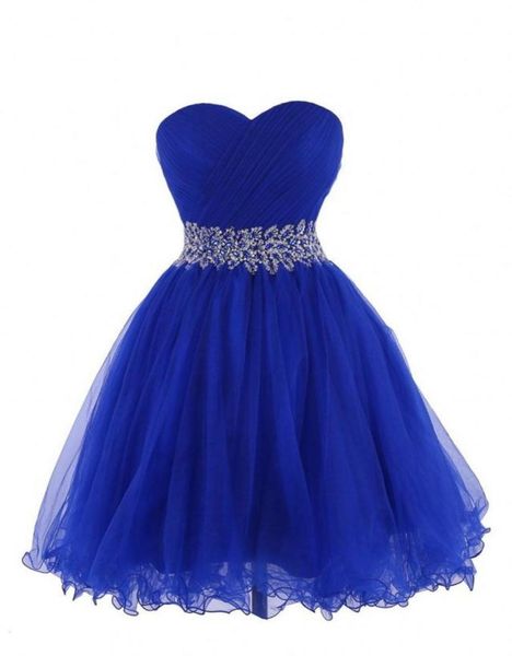 

sweetheart shortmini homecoming dresses with crystals sash blue tulle graduation prom dress special occasion cocktail party4659289, Black