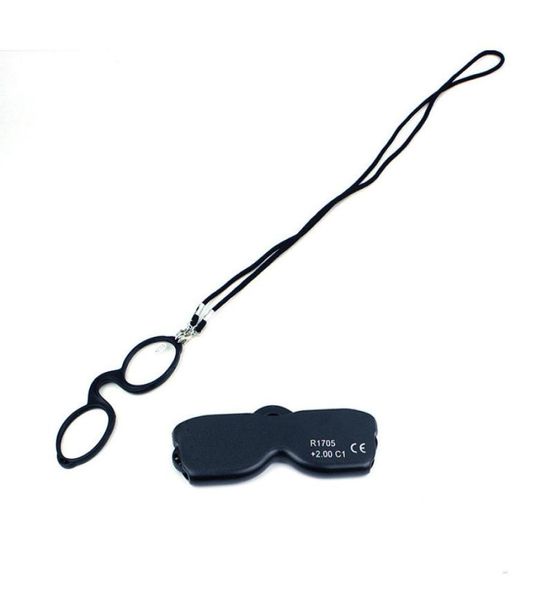

small reading glasses women nose clip round optical glasses men silicone diopter prescription eyewear with case chain8225818