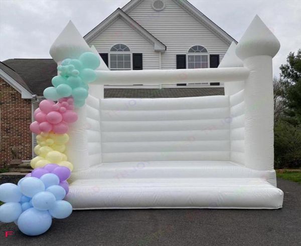 

outdoor games commercial white bounce castle inflatable jumping wedding bouncy house jumper and kids newdesign bouncer castl3948883