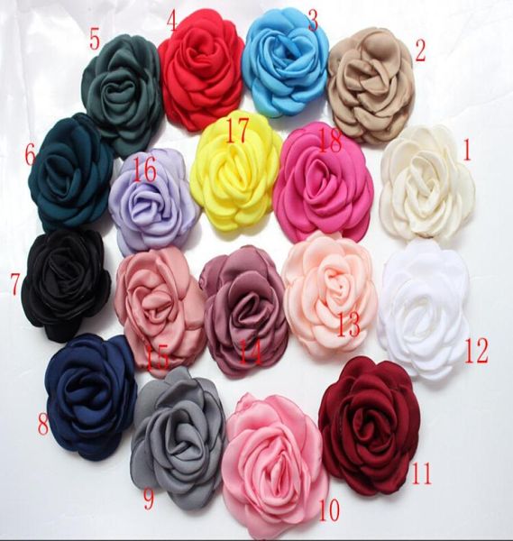 

235quot burned satin burnededges rose flower 50pcslot01231737350, Slivery;white
