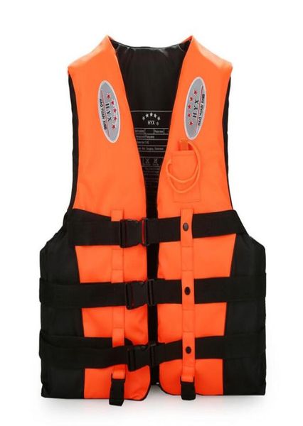 

6 sizes polyester life jacket menwomen universal swimming boating ski surfing survival foam life vest with whistle sxxxl6185755