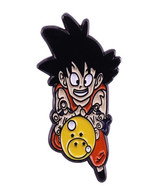 

monkey king and dragon lapel pin cartoon fan decoration0129730178, Blue