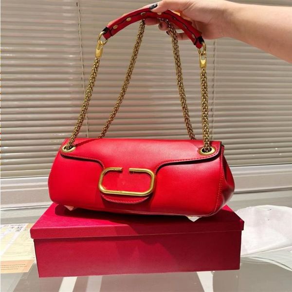 

shoulder chain bags women handbag bag underarm hobo bucket genuine leather women's purses woman designer handbags soft rivet