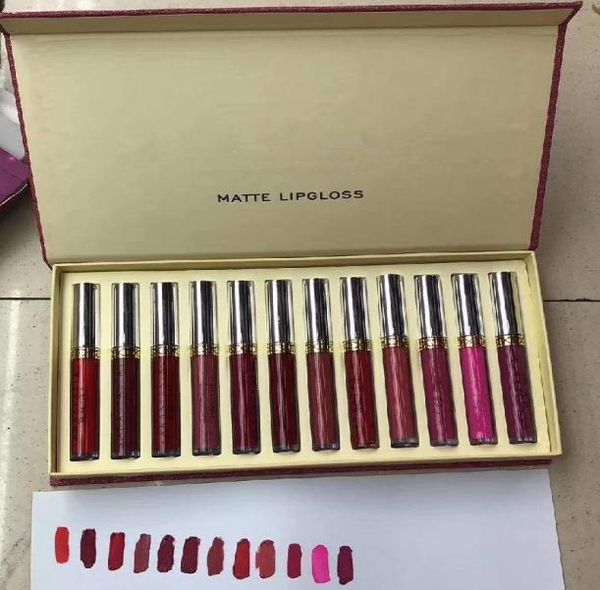 

2021 makeup lip gloss 12colorset maquillage brand make up matte lipgloss set2373894