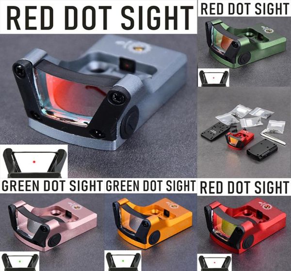 

tactical scopes micro 1x red dot sight scope 20mm picatinny weaver and universal pistol extension mount base8975606