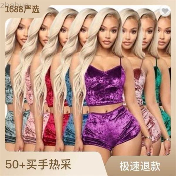 

selling v-neck body-fitting underwear multicolor two-piece set, Black;red