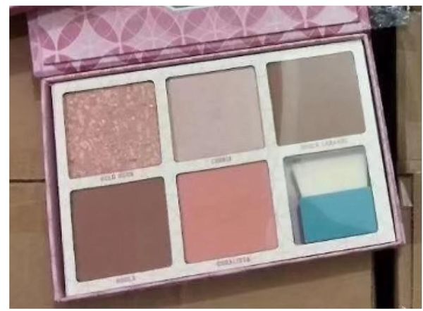 

cosmetic 5 colors highlighter make up palette glitter eyeshadow pallete shimmer illuminating glow bronzers with box4548628