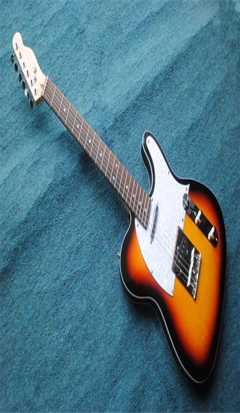

tobacco body electric guitar with rosewood fingerboard white pearl pickguard chrome hardwareoffering customization3405126