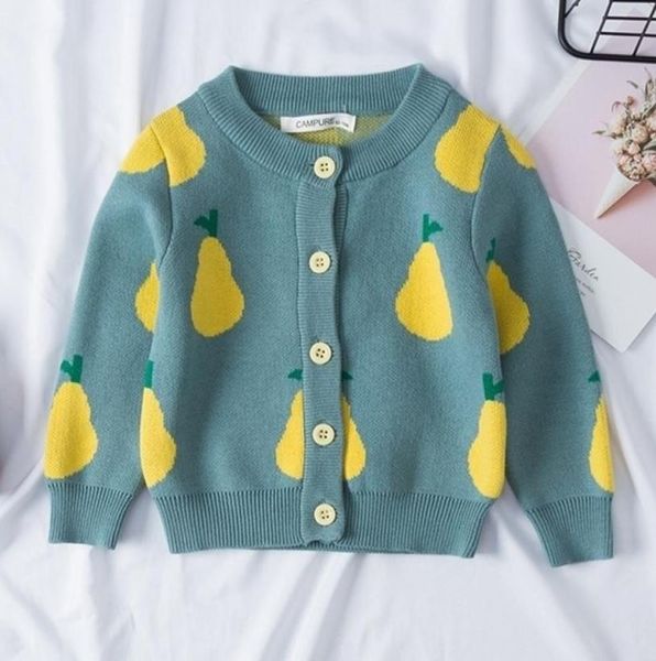 

cartoon sweaters baby knit cardigan sweater kids long sleeve autumn children clothes 2012017198352, Blue
