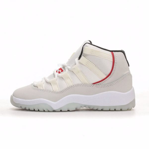 

11 kids 11s kid basketball shoes space cool grey jam bred concords youth fashion boys sneakers children boy girl white athletic toddlers out, Black
