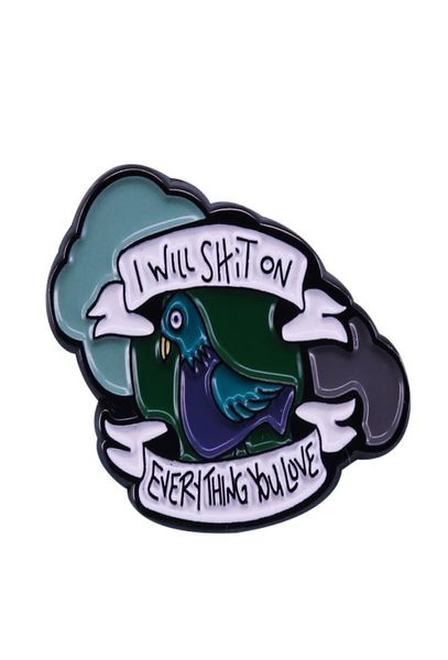 

funny sarcastic pigeon birb pin01234567891011123309384, Blue