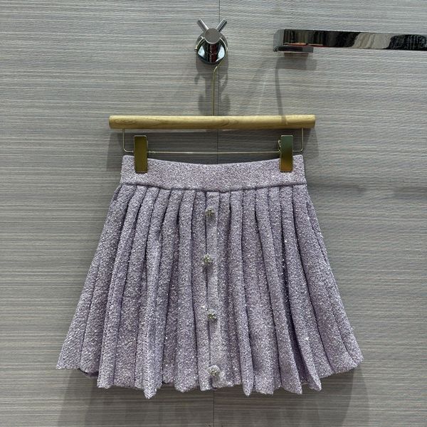 

2023 new autumn designer a skirts fashion print brand same style dress luxury women's skirts 0702-2, Black