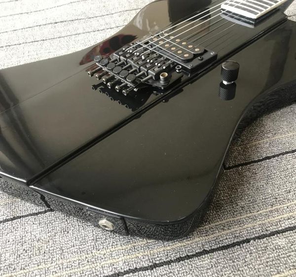 

promotion robbin crosby signature fire bird gloss black electic guitar floyd rose tremolo locking nut black hardware shark fi1898451