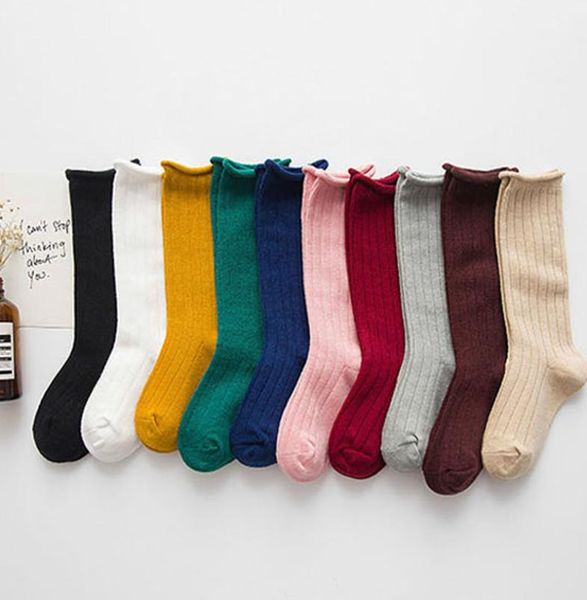 

baby kids socks 10 design solid color ventilation long sock baby boy girl summer sockings soft socks babys candy color7858845, Pink;yellow