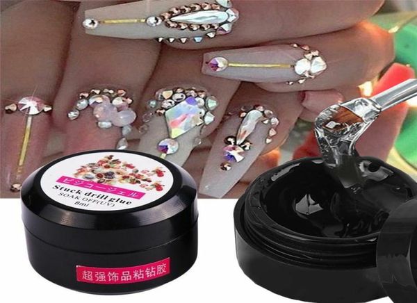 

nail art rhinestones glue adhesives sticky crystal gems diamond uv gel diy crystal gem decoration7774614, Silver