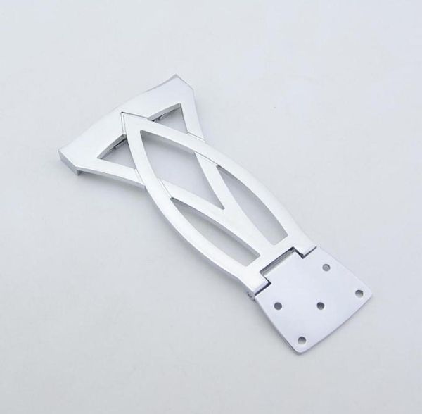 

1 set jazz guitar bridge tailpiece for hollow body archguitars chrome 0761 11921167473649