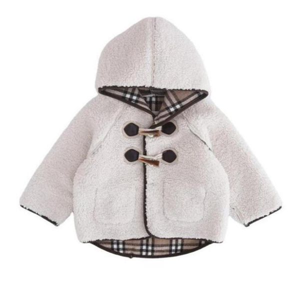 

2021 winter hooded girls coats kids keep warm jacket fashion fleece girl outerwear 2 colors childen039s clothing casual ove9221921, Blue;gray