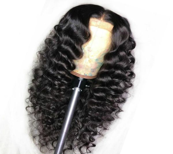 

black brown blonde burgundy 360 lace frontal wigs brazilian deep wave wig pre plucked synthetic lace front wig with baby hair8063452