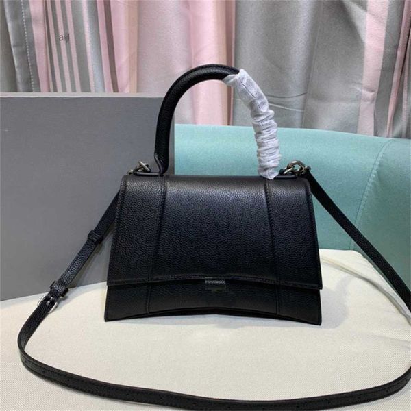 

black luxury design fashion hourglass bags handbags shoulder bag women's crossbody retro large capacity lady tote cosmetic bucket backp