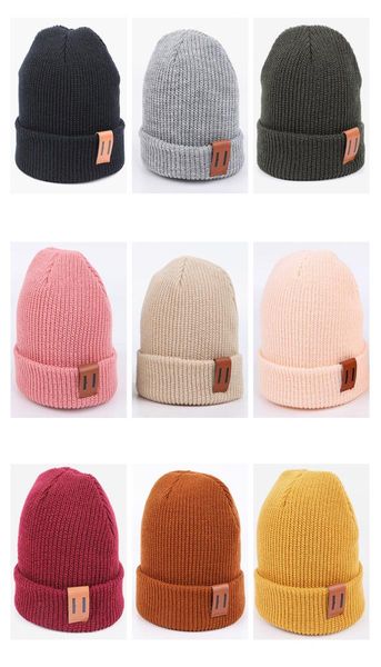 

9 colors sl baby hat for boy warm baby winter hat for kids beanie knit children hats for girls boys baby cap newborn hat2425520, Yellow