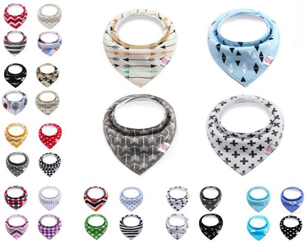 

home babys feeding baby bibs cotton bib kids burp cloths water uptake bibs double triangle scarfzc10266772645