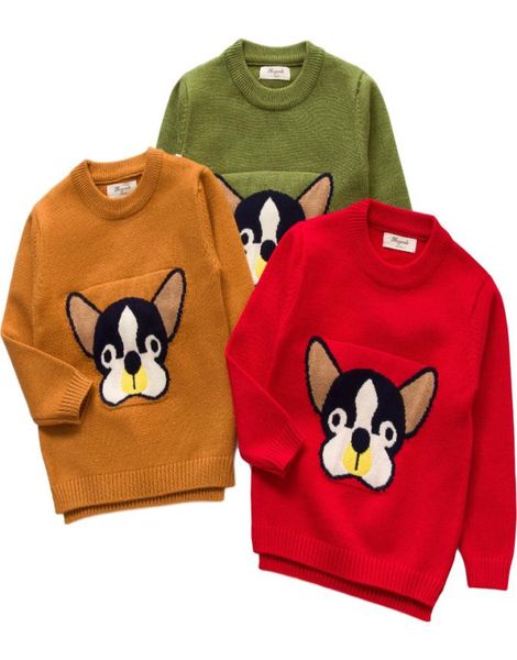 

children039s sweaters with cartoon dogs0123456789104728612, Blue