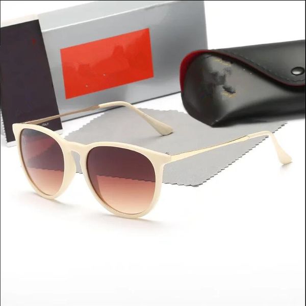 

men classic brand retro women sunglasses rays bans luxury designer eyewear metal frame designers sun glasses woman c5, White;black