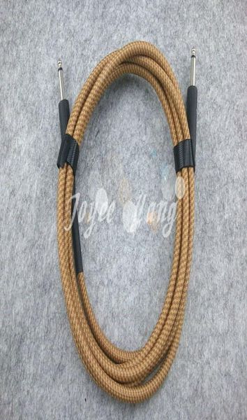 

yellow 10ft acoustic electric guitar cable bass cable amp lead cord amplifier cable audio connection cables low noise shielded1681983
