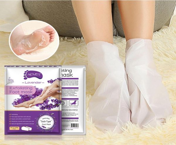 

foot care lavender exfoliating renewal pedicure remove dead skin heel socks peeling mask5867089