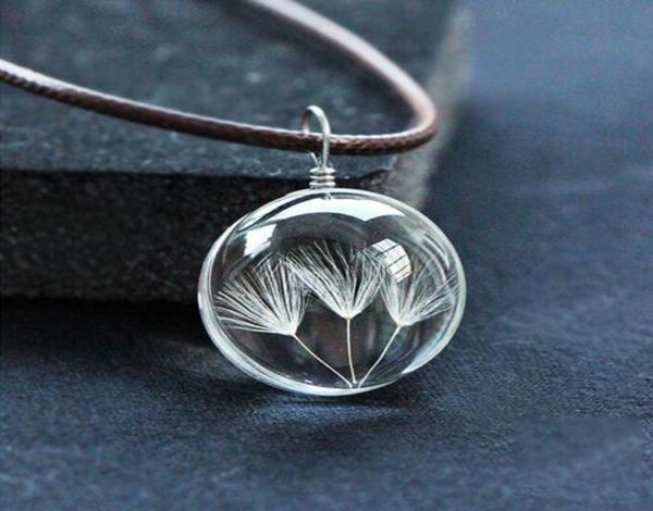 

dandelion pendant necklace chain fashion long necklaces 2018 crystalstatementlong necklaces pendants christmas gifts new 6099379, Red;brown