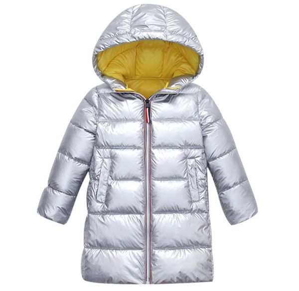 

fashion bright 2020 winter new children039s clothing space sibling outfit down jacket boys and girls baby children thick long c8405571, Blue;gray
