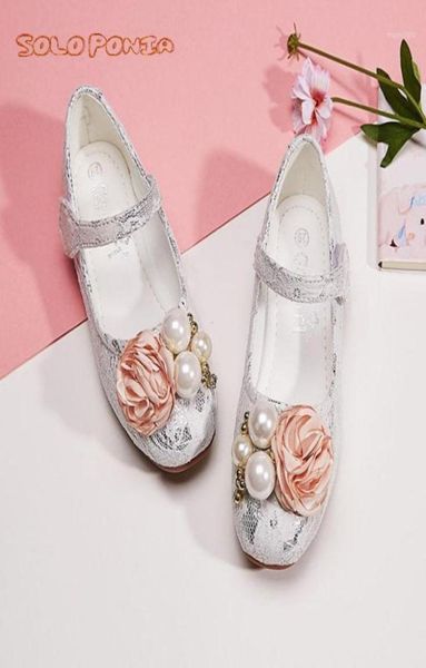 

white pink kids toddler flower children girls wedding party dress princess leather shoes for teens girls dance shoes new 88894813175750, Black;grey