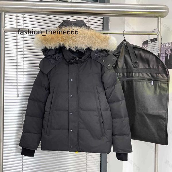 

parkas coats mens womens designers down jackets veste homme winter puffer big fur hoody apparel fourrure letters printed outwears designer c, Black