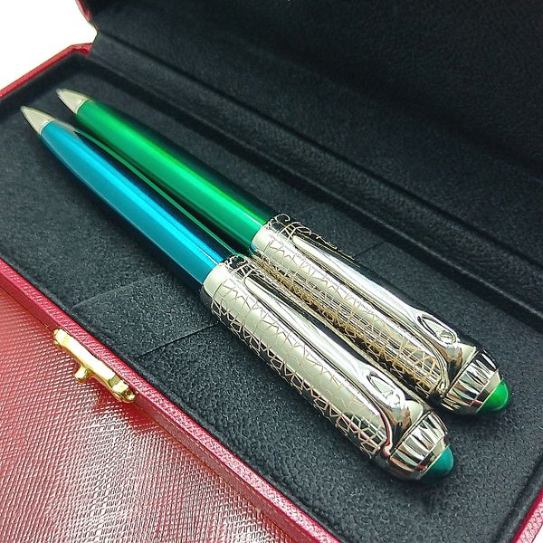 

wholesale Promotion High Quality R Series Ct Metal Ballpoint Pen Stationery Office School Supplies Writing Smooth Ball Pens With Gem Top