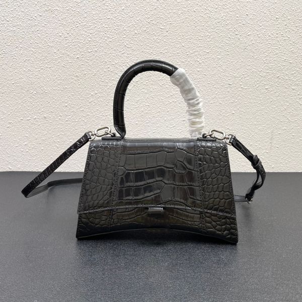 

luxury women hourglass motorcycle bag shoulder bags designers genuine leather crossbody clutch wallet purse cool crocodile embossed handbags