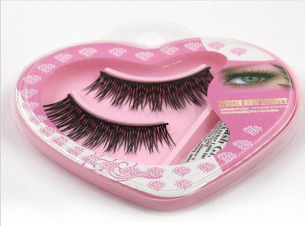 

whole 1 pair natural long thick false eyelashes charming eyelashes makeup7782192