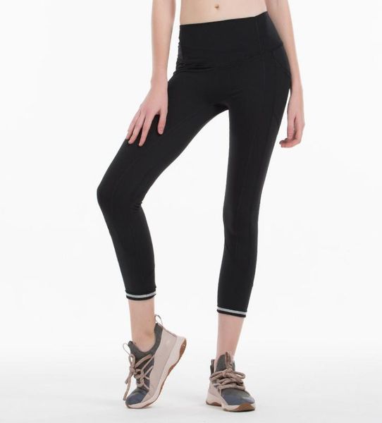 

solid color women yoga pants high waist sports gym wear leggings elastic fitness lady overall full tights workout7173293