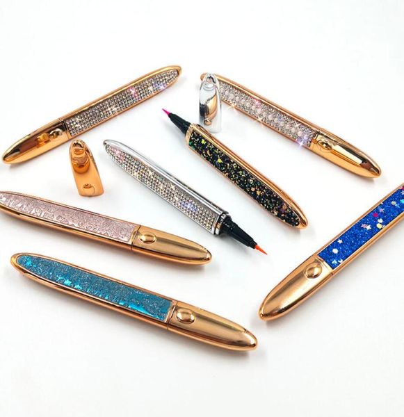 

30pcs magic selfadhesive eyeliner pen glue magnetic for false eyelashes waterproof no blooming eye liner pencil2801120
