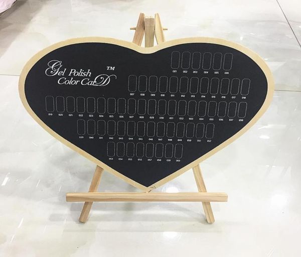 

new arrival wooden nail display board display chart nail art uv gel polish color book shopping3573850, Silver
