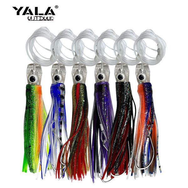 

resin head ocs squid skirt lure trolling skirt lures jet head lures offshore deep sea fishing baits for tuna wholesale fishing lures manufac