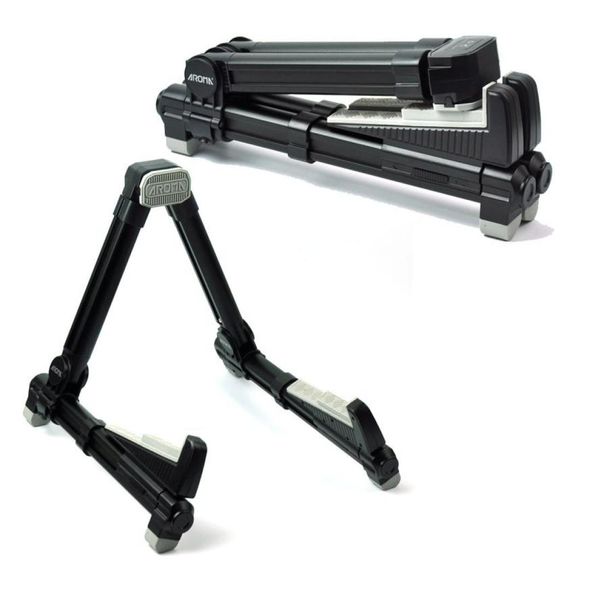 

aroma ags08 metal foldable stand bracket holder for acoustic electric guitar6489911