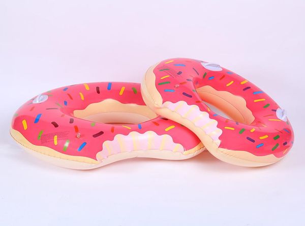 

kids donut swimming ring summer outdoor swimming ring floats pool swimming floating boat row water toy wading sports toys 3 colors7768646