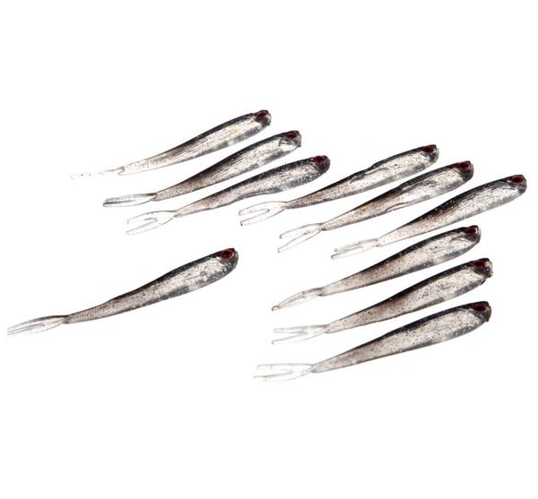 

50pcslot fishing lures artificial soft baits 100mm 37g lifelike red eyes fishy smell lead fish lures8631209