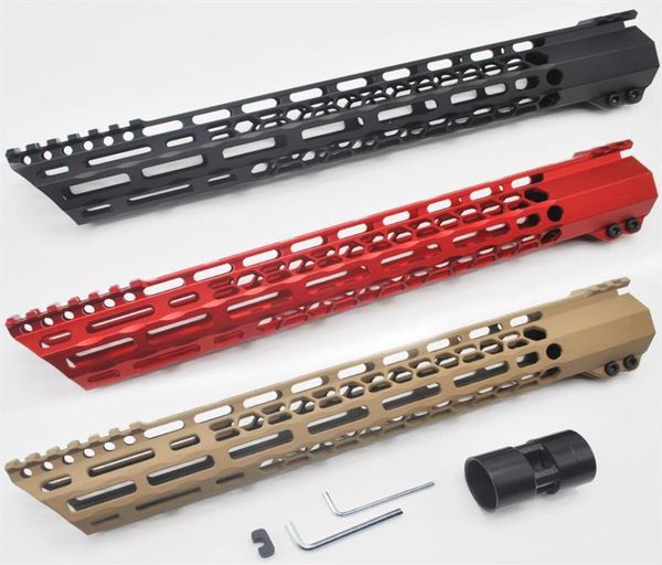 

hunting 13 5039039 inch mlok clamping slim float handguard picatinny mount system mlok black red tan 3 colors277y1226534