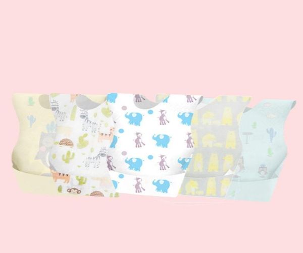 

disposable baby bibs cartoon print burp cloths baby girls boys napkin health and safety protable bibs m32445644705