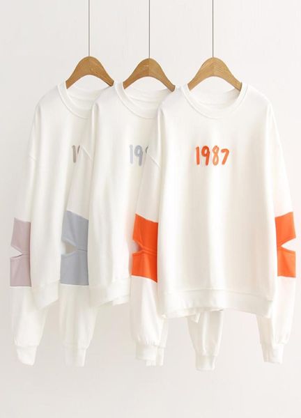 

children hoodies sweatshirts girls sport fashion cool comfortbale white orange2070607, Black