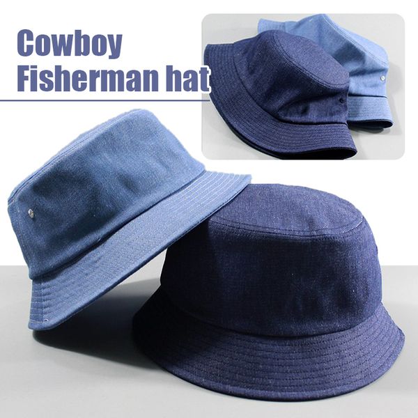 

wide brim hats bucket hats oversize bucket hat for large big head fisherman cap outdoor sunscreen men women panama hat summer beach sun cap, Blue;gray